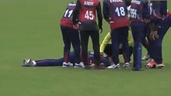 Pakistan Corporate League Cricketer Usman Shinwari Dies Due to massive Heart Attack during live match ckm