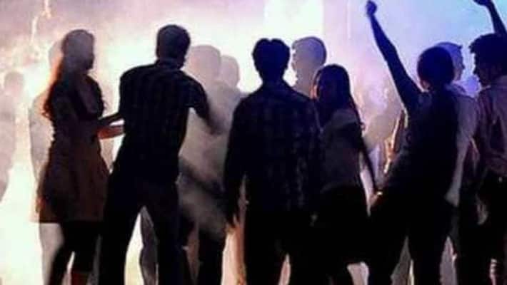 Police raid on rave party in bommalaramaram near hyderabad Police raid on rave party in bommalaramaram near hyderabad