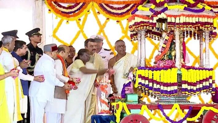 president draupadi murmu inaugurated mysuru dasara 2022 ash president draupadi murmu inaugurated mysuru dasara 2022 ash