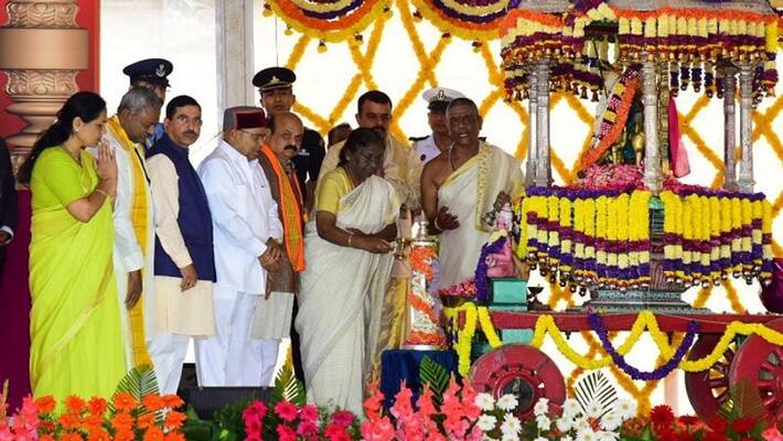mysuru dasara 2022 president draupadi murmu kannada speech basavaraj bommai thavar chand gehlot speech mysuru dasara 2022 president draupadi murmu kannada speech basavaraj bommai thavar chand gehlot speech