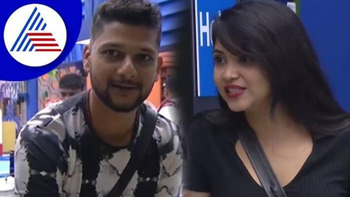 Bigg boss 9 kannada Rakesh adiga Amulya gowda love spark vcs Bigg boss 9 kannada Rakesh adiga Amulya gowda love spark vcs