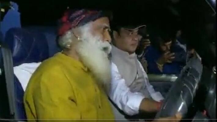 Controversy over Assam CM Sadhgurus night safari in Kaziranga National Park Controversy over Assam CM Sadhgurus night safari in Kaziranga National Park