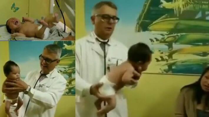 How to comfort crying infant, physician video goes viral akb How to comfort crying infant, physician video goes viral akb