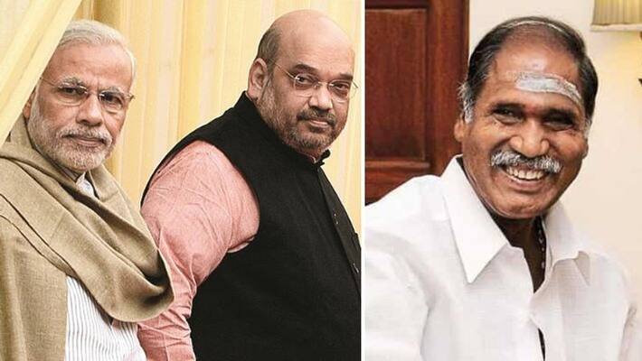 BJP circle whether Puducherry cm rangasamy rule is overthrown BJP circle whether Puducherry cm rangasamy rule is overthrown