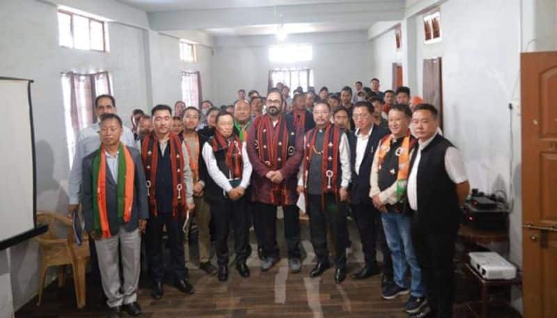 Rajeev Chandrasekhar visits Zunheboto, first Union minister to visit Nagaland district in 4 decades