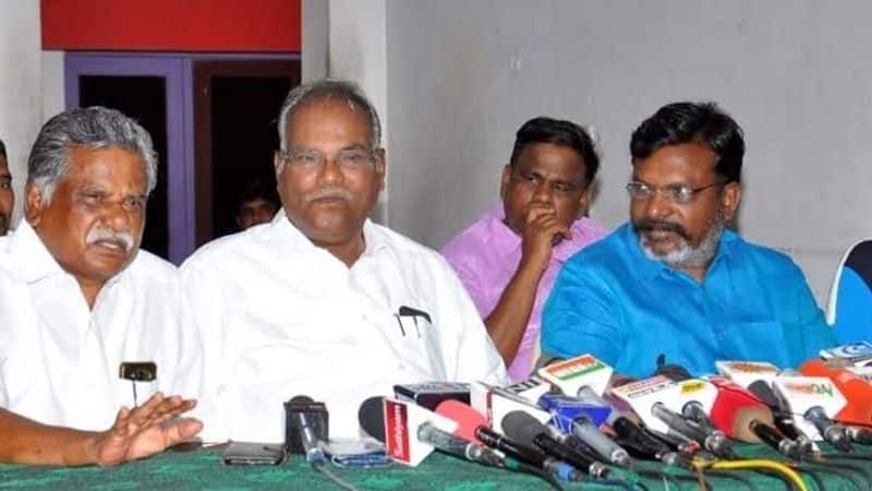 Thirumavalavan has said that the Sangh Parivar organization is planning to destroy the AIADMK