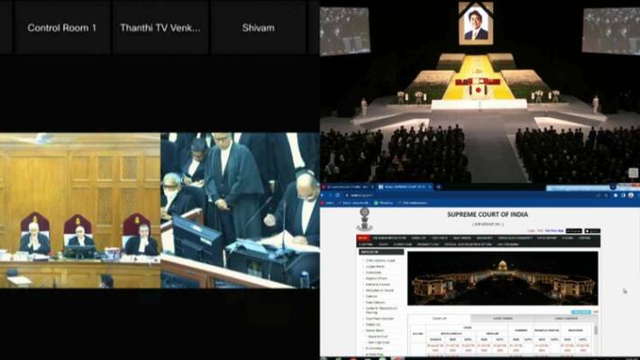 Proceedings of three Constitution Benches, including that of the Chief Justice, can be seen live Proceedings of three Constitution Benches, including that of the Chief Justice, can be seen live