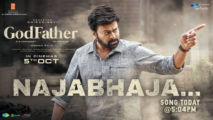 second single out today evening from chiranjeevi godfather second single out today evening from chiranjeevi godfather