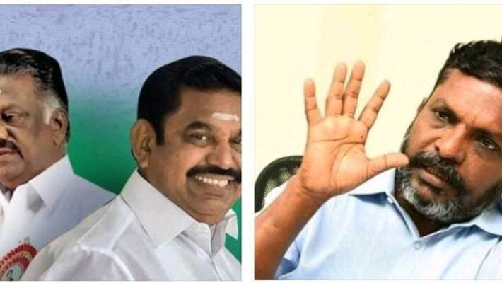 Thirumavalavan has said that the Sangh Parivar organization is planning to destroy the AIADMK Thirumavalavan has said that the Sangh Parivar organization is planning to destroy the AIADMK