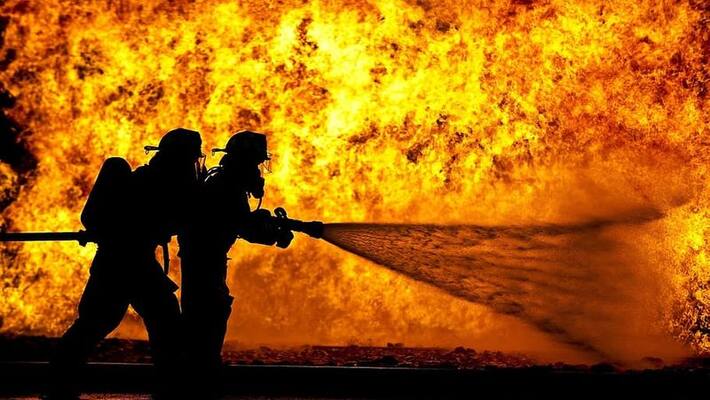 fire accident in a cement industry in Suryapet, two dead - bsb fire accident in a cement industry in Suryapet, two dead - bsb