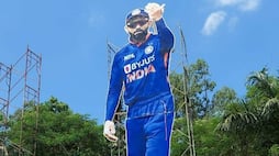 Ind vs SA Giant cutouts of Virat Kohli Rohit Sharma at Thiruvananthapuram venue of first T20I against South Africa kvn