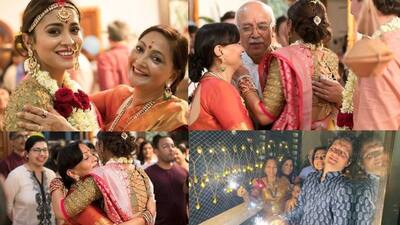 shriya saran shared wedding photos with parents emotional post viral 