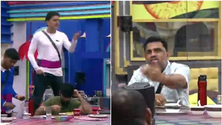 Bigg Boss Kannada 9; prashanth sambargi angry on roopesh Rajanna statement of water sgk Bigg Boss Kannada 9; prashanth sambargi angry on roopesh Rajanna statement of water sgk