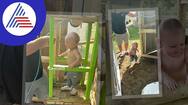 Man Builds Wooden Playhouse For Son, Internet Loves Toddlers Reaction Vin