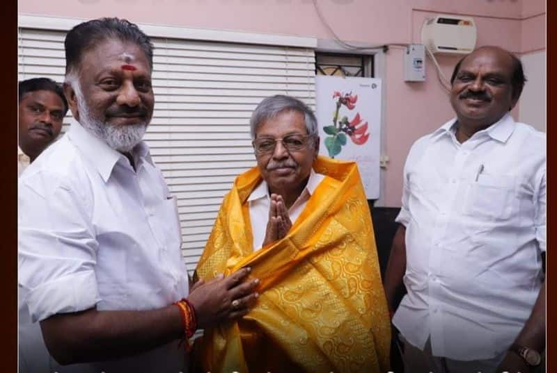 Met Panruti Ramachandran in Chennai and congratulated OPS