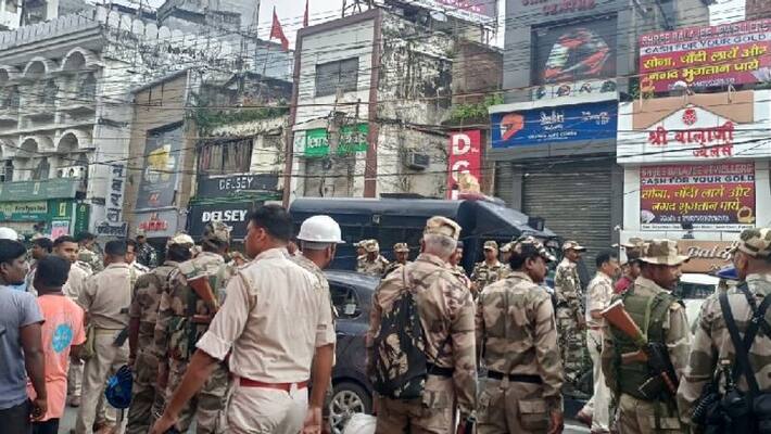 jharkhand news in tension spread mischievous element after broke the statue of god hanuman in ranchi kpr jharkhand news in tension spread mischievous element after broke the statue of god hanuman in ranchi kpr