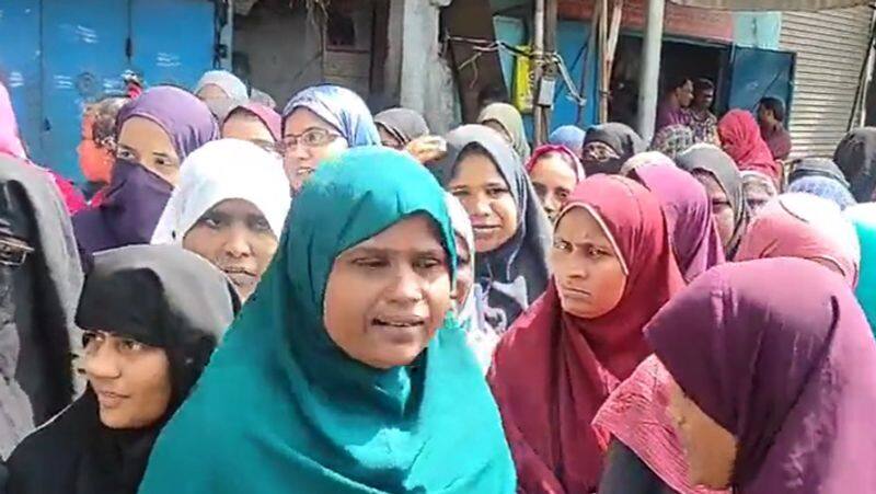 PFI ban...Muslim Women protest in coimbatore