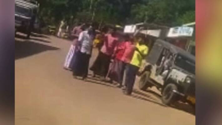 demonstration in favor of the popular front case against seven people in idukki demonstration in favor of the popular front case against seven people in idukki