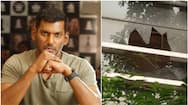 Tamil Actor Vishal residence gets attacked with stones by unidentified people sgk    