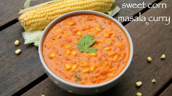 How to make Sweet Corn Sabji in Tamil