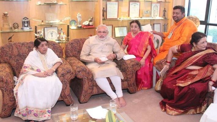 PM Narendra Modi remembers Lata Mangeshkar vva PM Narendra Modi remembers Lata Mangeshkar vva