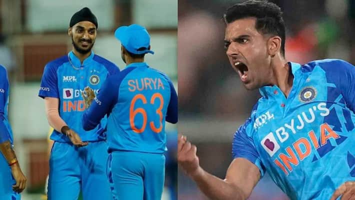 IND vs SA 1st T20I Fans hails Arshdeep Singh Deepak Chahar for Thunderstorm bowling in powerplay overs IND vs SA 1st T20I Fans hails Arshdeep Singh Deepak Chahar for Thunderstorm bowling in powerplay overs