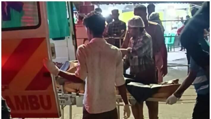 Swift bus rammed into pedestrian's leg, seriously injured Swift bus rammed into pedestrian's leg, seriously injured