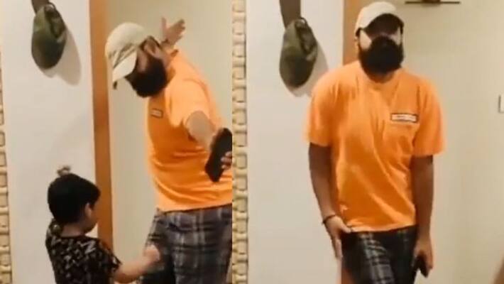 Kunchacko Boban share Devadoothar Paadi dance video with son Kunchacko Boban share Devadoothar Paadi dance video with son