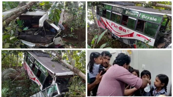students injured in school bus accident kasaragod students injured in school bus accident kasaragod