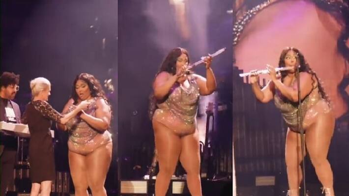 lizzo plays priceless 200 year old crystal flute and made history lizzo plays priceless 200 year old crystal flute and made history