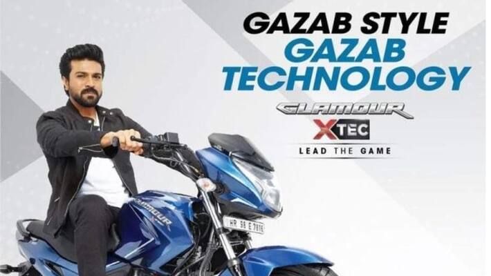 RRR Hero Ram Charan begins his ride with Hero Motocorp as brand ambassador RRR Hero Ram Charan begins his ride with Hero Motocorp as brand ambassador