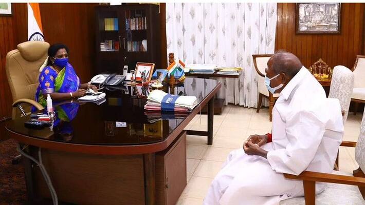 puducherry electricity department privatisation issue cm rangasamy meets governor tamilisai puducherry electricity department privatisation issue cm rangasamy meets governor tamilisai
