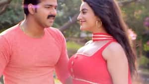 300px x 171px - SEXY video: Bhojpuri actress Akshara Singh looks HOT in backless blouse,  dances with Pawan Singh - WATCH