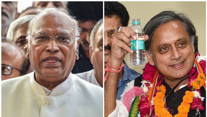 Shashi Tharoor raises questions on Mallikarjun Kharge candidature asks Congress high command san Shashi Tharoor raises questions on Mallikarjun Kharge candidature asks Congress high command san