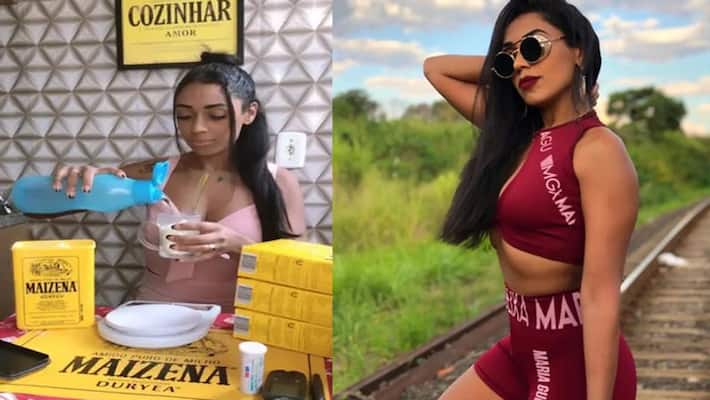 A Brazilian beautiful girl drink cornstarch every three hours to survive NTP A Brazilian beautiful girl drink cornstarch every three hours to survive NTP