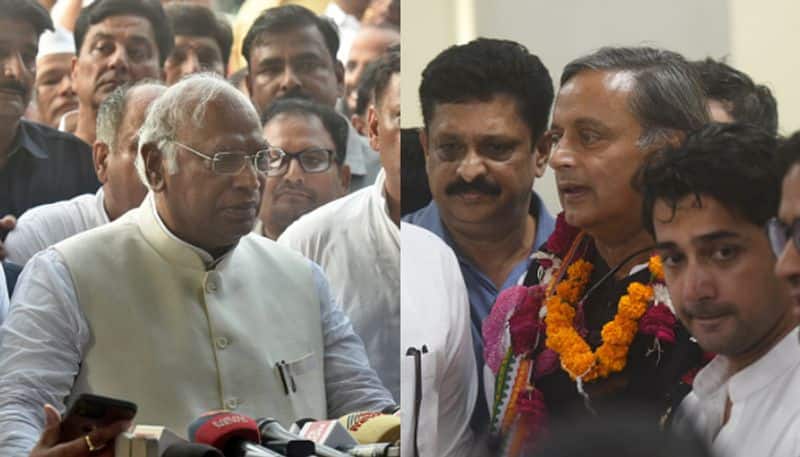 Kharge steps down as leader of the opposition in RS, and  Chidambaram are vying for his job.
