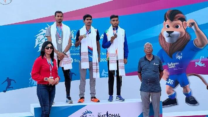 National Games 2022 Karnataka bags 5 medals on Day 1 in Ahmedabad kvn National Games 2022 Karnataka bags 5 medals on Day 1 in Ahmedabad kvn