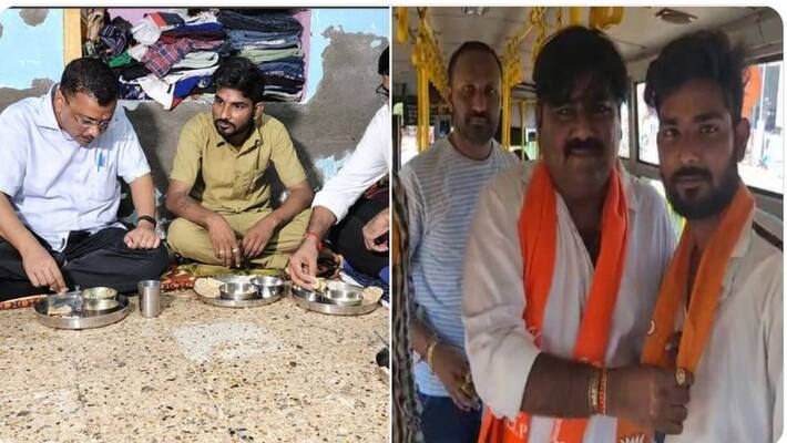 Auto driver U-turn.. Few days after Kejriwal was given dinner at home.. Live in Modi rally.. Auto driver U-turn.. Few days after Kejriwal was given dinner at home.. Live in Modi rally..
