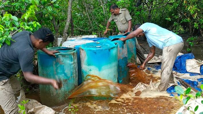 Telangana Excise Police detained five persons in illicit liquor case Telangana Excise Police detained five persons in illicit liquor case