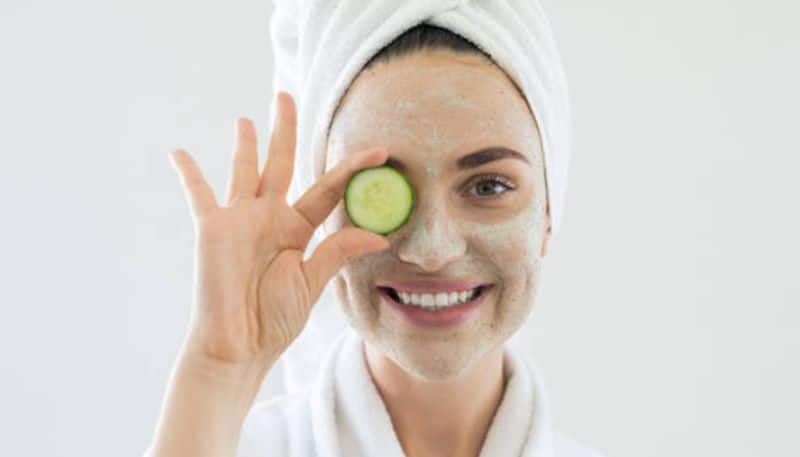 cucumber face packs for skin care