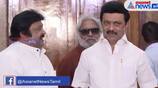 Actor Prabhu suddenly fell at the feet of Chief Minister Stalin