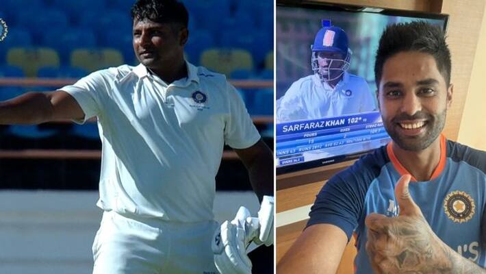 Indian cricketer suryakumar yadav sends special message to Sarfaraz Khan after century in Irani Trophy Indian cricketer suryakumar yadav sends special message to Sarfaraz Khan after century in Irani Trophy
