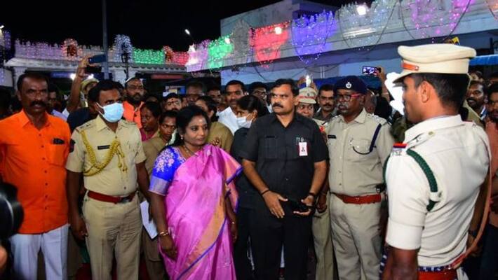 Governor Tamilsai visited Vemulawada Rajanna Governor Tamilsai visited Vemulawada Rajanna