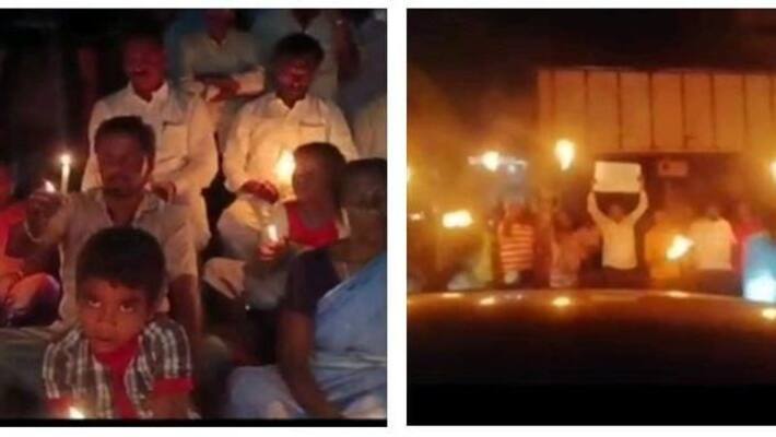 Public protest in Puducherry due to power cut Public protest in Puducherry due to power cut