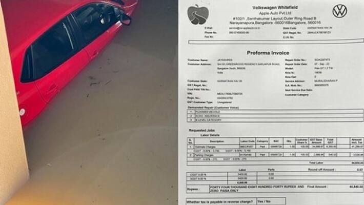 Bengaluru Man Receives rupee 22 Lakh Repair Estimate For A Car Worth rupee 11 lakh apa Bengaluru Man Receives rupee 22 Lakh Repair Estimate For A Car Worth rupee 11 lakh apa