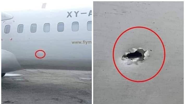 bullet injury to flight passenger, which shot from the ground bullet injury to flight passenger, which shot from the ground