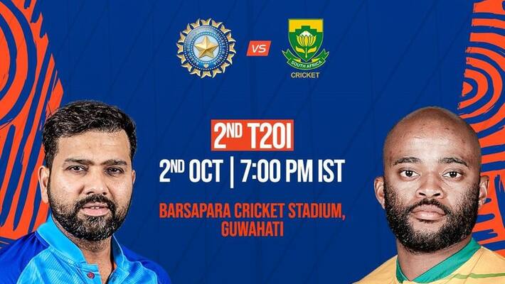 Guwahati 2nd T20I South Africa won toss opt to bowl vs India san Guwahati 2nd T20I South Africa won toss opt to bowl vs India san