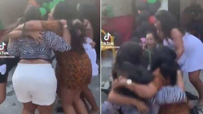 women falls into sinkhole while dancing in brazil women falls into sinkhole while dancing in brazil