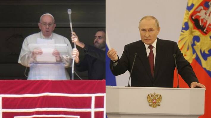 Pope Francis begs Vladimir Putin to stop spiral of violence and death in Ukraine Pope Francis begs Vladimir Putin to stop spiral of violence and death in Ukraine
