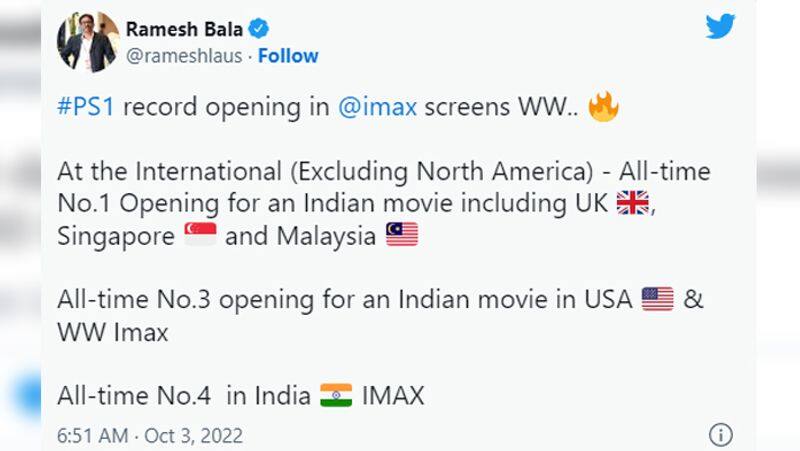 Ponniyin Selvan 1 Day 3: Aishwarya Rai- Chiyaan Vikram Film Beats Ranbir Kapoor  Brahmastra At Worldwide Box Office GGA